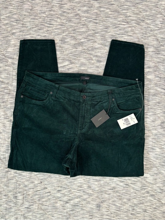 Edyson Denim - Edyson Hampton Skinny Corduroy Jeans In Forest Green Sz 20W NWT -